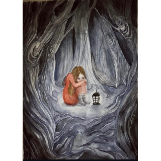 Impression Illustration Petit Chaperon Rouge